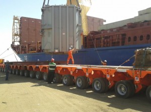Discharging from Vessel